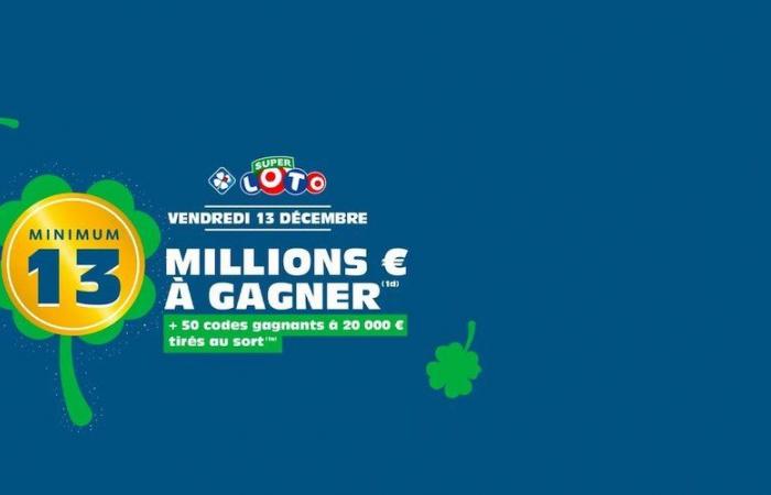 Super Loto FDJ: un jackpot da 13 milioni di euro e 50 vincitori garantiti questo venerdì 13!