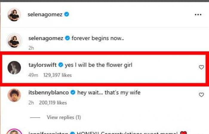 Taylor Swift rivela il suo emozionante ruolo al matrimonio di Selena Gomez