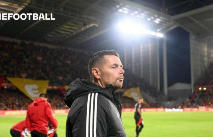 Pierre Sage e Rayan Cherki davanti alla stampa prima della ricezione dell’Eintracht Francoforte in C3