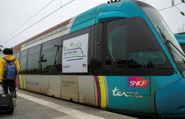 il tram-treno paralizzato a Nantes