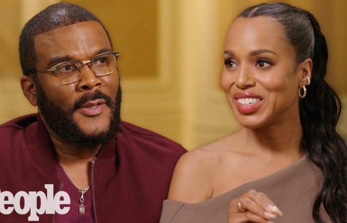 Guarda Tyler Perry e Kerry Washington condividere i segreti dietro il loro legame creativo