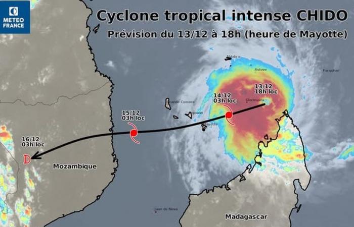 raffiche di vento, pioggia intensa, traiettoria, le ultime previsioni di Météo France