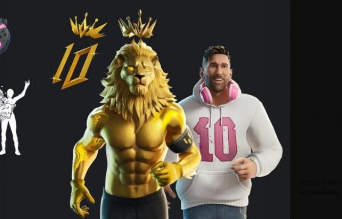 Ecco le skin “Fortnite” trapelate di Lionel Messi