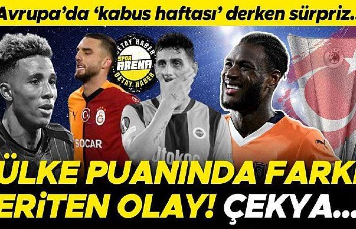 Fenerbahçe e Beşiktaş hanno perso, il Galatasaray ha pareggiato, l’unica vittoria è arrivata dal Başakşehir! Sorpresa nel punteggio nazionale durante la “settimana da incubo” in Europa | Repubblica Ceca… – Sport