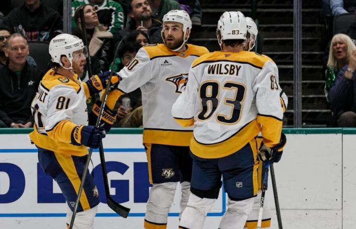 O’Reilly ha 3 punti e guida i Predators oltre le Stars