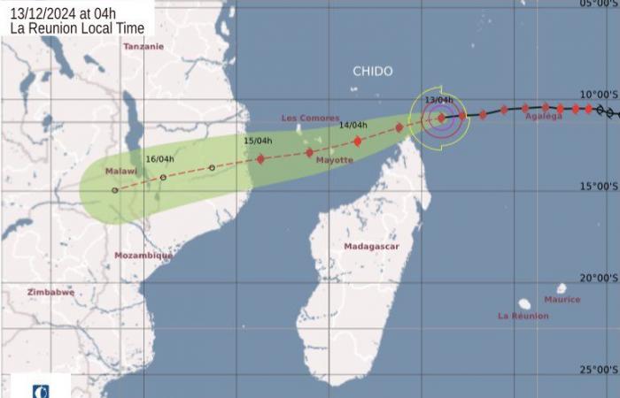 la stagione dei cicloni inizia nell’Oceano Indiano il 13/12/2024