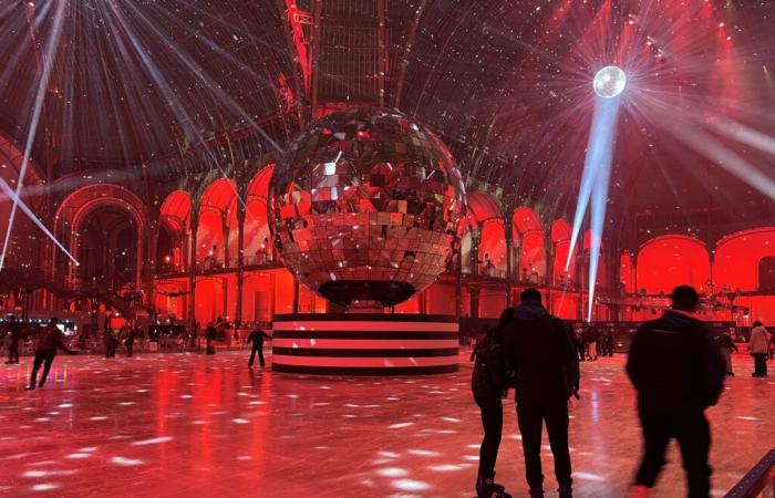 Grand Palais des Glaces 2024: partenza della gigantesca pista di pattinaggio sotto la navata del Grand Palais