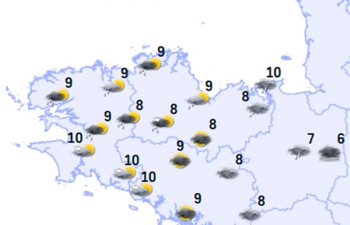 Meteo in Bretagna: clima mite ma torna la pioggia