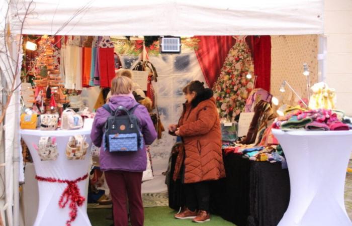 A Meaux, nella Seine-et-Marne, l'artigianato è al centro del mercatino di Natale