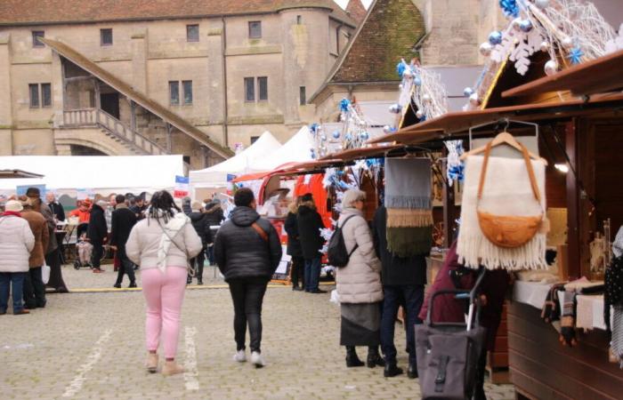 A Meaux, nella Seine-et-Marne, l'artigianato è al centro del mercatino di Natale