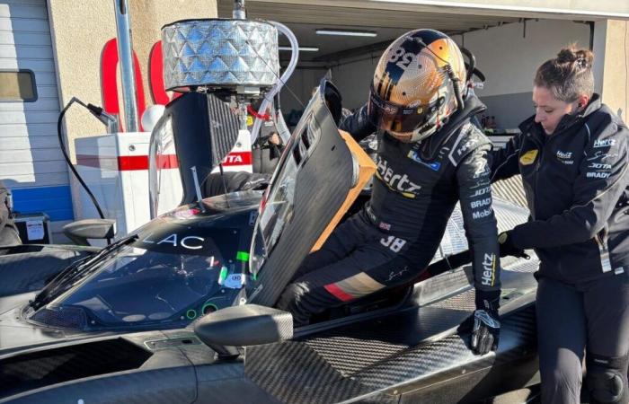 L’Hertz Team JOTA ha effettuato i suoi primi test con la Cadillac