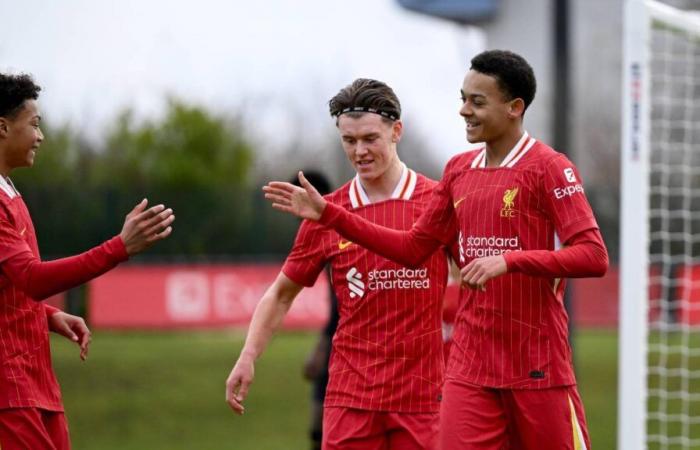 Riepilogo della partita U18: il Liverpool chiude il 2024 con una vittoria casalinga per 4-2 sui Wolves