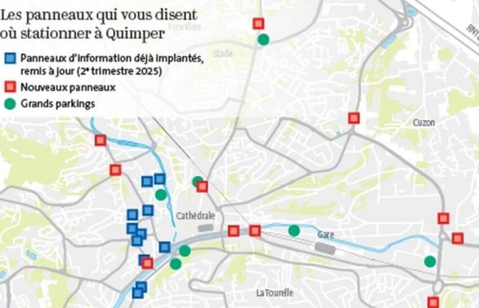 A Quimper, come trovare più velocemente un parcheggio in centro