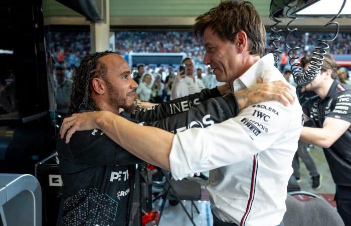 L’ultimo tributo della Mercedes a Lewis Hamilton