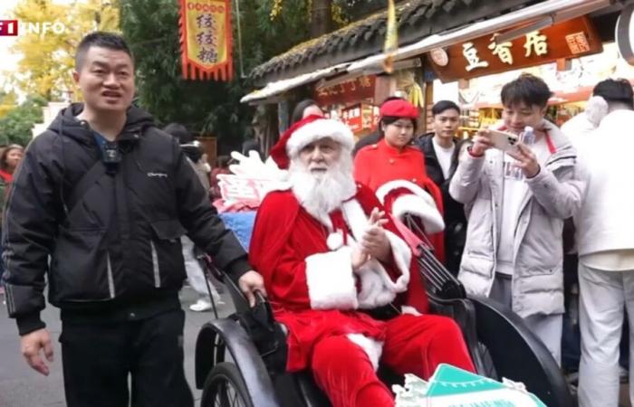 “Molti bambini lo conoscono e lo amano”: in Cina, questo Babbo Natale dei Vosgi è una superstar