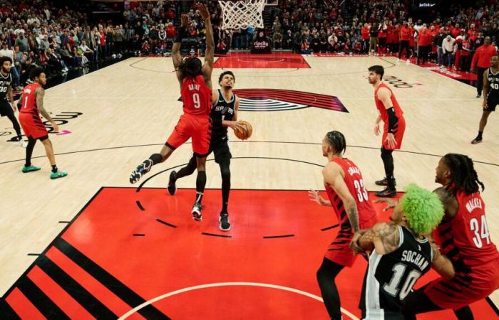 NBA: Victor Wembanyama e gli Spurs risorgono dal nulla e vincono a Portland