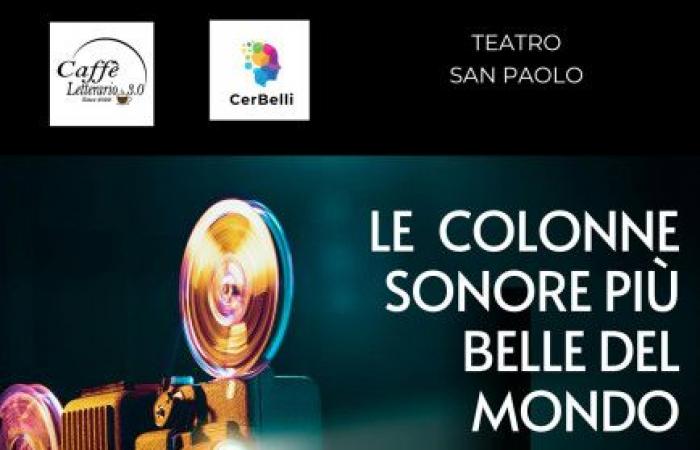 Un Viaggio Musicale nel Cinema: il 21 Dicembre al Teatro San Paolo “Le Colonne Sonore più Belle del Mondo”