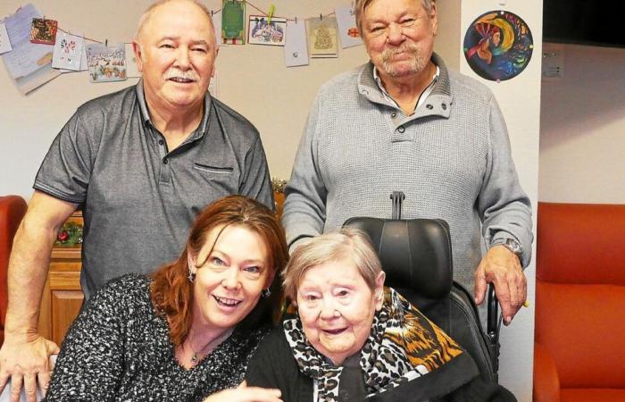 A Brandivy, Paule Brillouët ha festeggiato il suo 100esimo compleanno nella casa condivisa dei Gohler