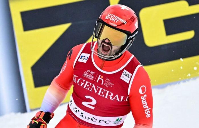 Sci alpino: Loïc Meillard sul podio dello slalom della Val d’Isère