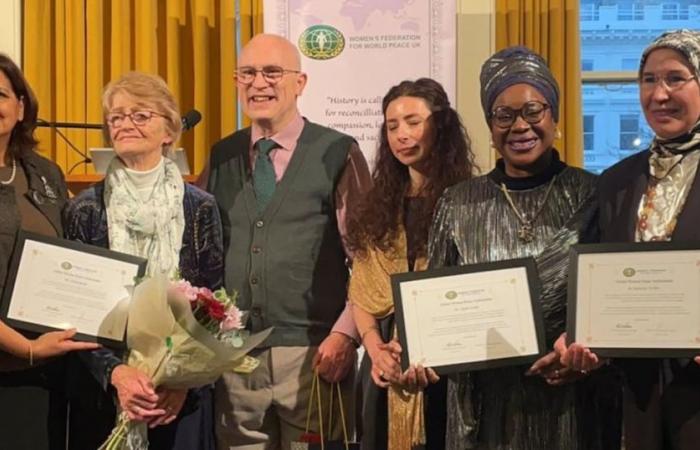 Londra: Nezha El Ouafi riceve il premio “Global Women Peace Ambassador”.