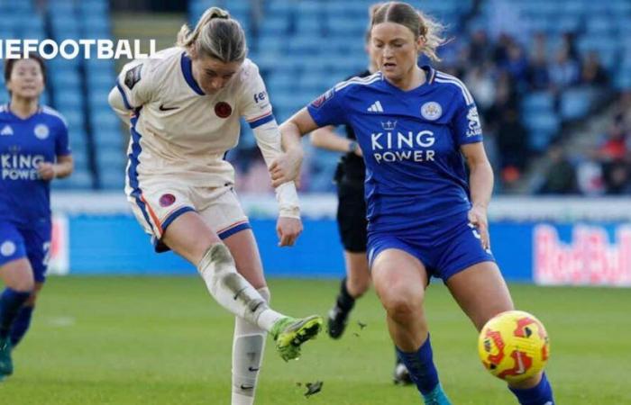 Kaptein salva il punto ma il record del 100% WSL del Chelsea finisce a Leicester