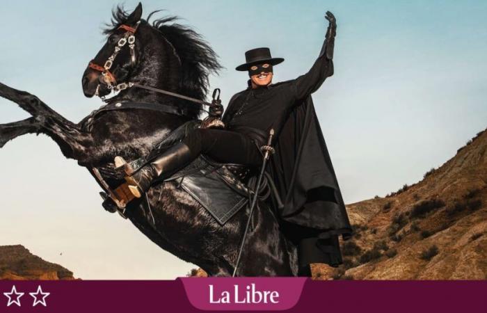 “Zorro”, l’eroe mascherato, sotto il costume un po’ disilluso indossato da Jean Dujardin