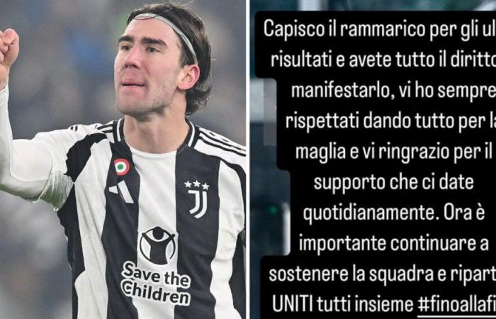 Vlahovic si scusa con i tifosi della Juventus dopo l’incidente