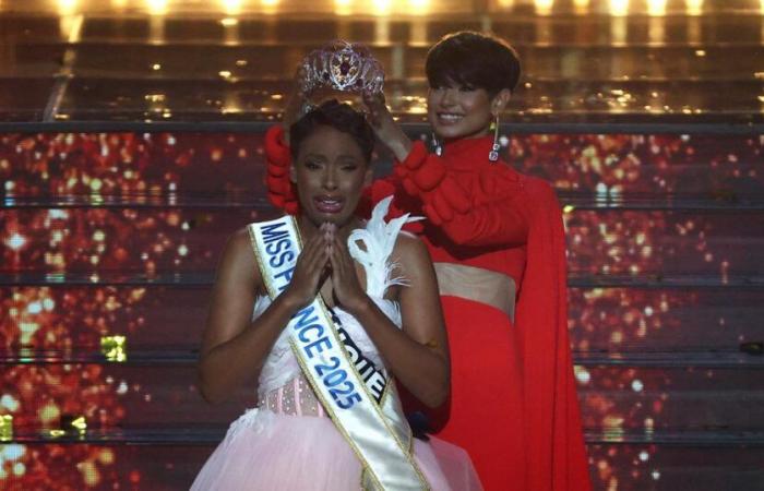 Angélique Angarni-Filopon, la candidata più anziana nella storia del concorso, eletta Miss Francia 2025 – rts.ch