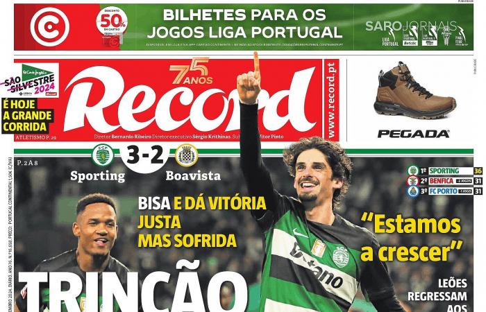 Rivista stampa: Trincão salvador – Calcio