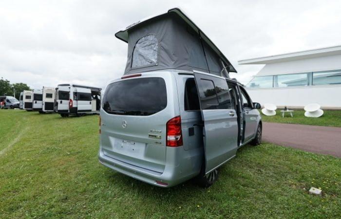 il comodo furgone per quattro su Mercedes Vito