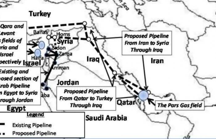 Il gasdotto Qatar-Türkiye attraverso la Siria riemerge dopo la caduta del regime di Damasco