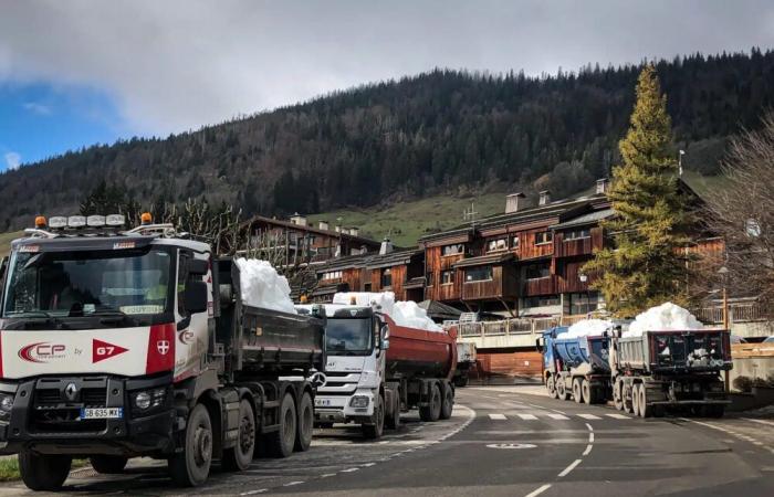 Perturbazione climatica: mancanza di neve, la città di Annecy si ritira