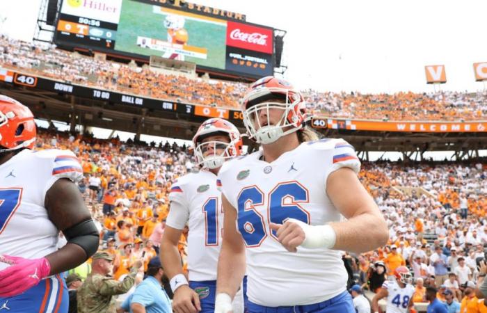 Il centro dei Florida Gators Jake Slaughter torna per la stagione senior