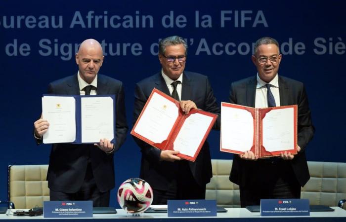 Accordo per la creazione di un ufficio africano della FIFA in Marocco