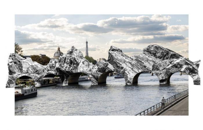 JR creerà una “grotta” XXL sul Pont-Neuf per celebrare i quarant'anni dal confezionamento di Christo e Jeanne-Claude