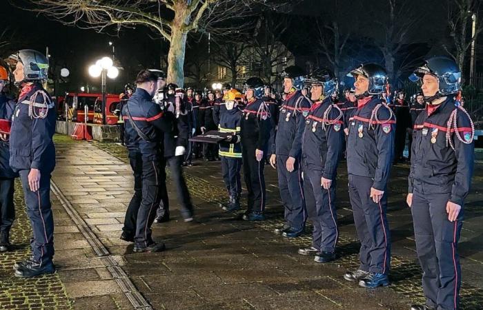 25 medaglie assegnate ai vigili del fuoco di Sainte-Barbe del Morbihan