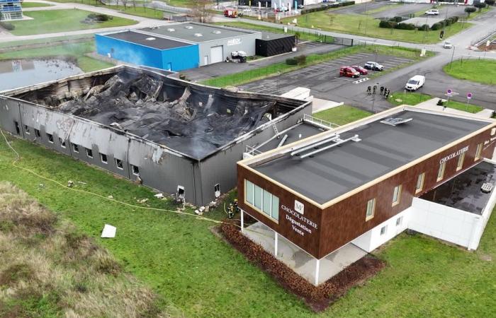 dopo l’incendio, la fabbrica di cioccolato Max Vauché spera di riprendere rapidamente la produzione