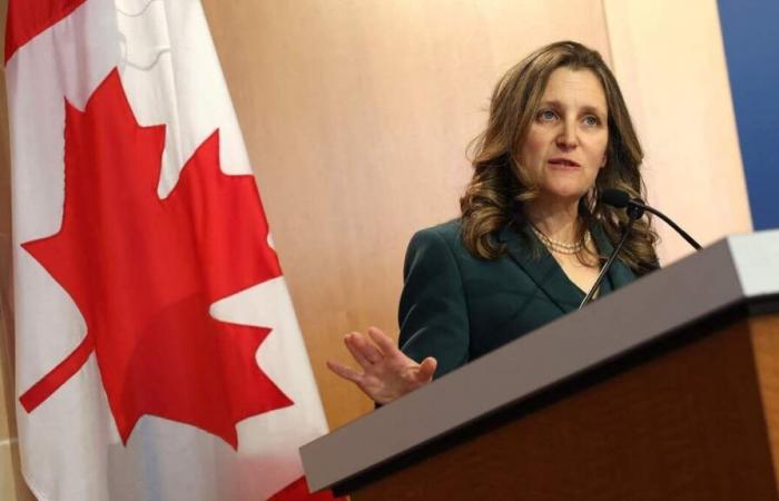 In “disaccordo” con Justin Trudeau, il ministro Chrystia Freeland si dimette