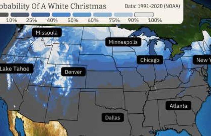 Previsioni per il Bianco Natale 2024 | Weather.com