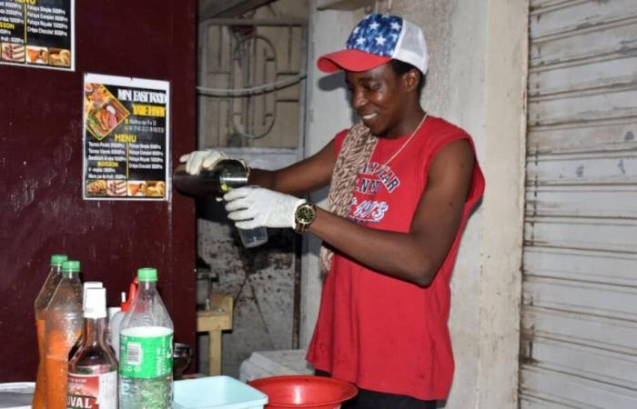 Mamadou Lamine Greou, venditore di cocktail: il mago delle bevande fruttate