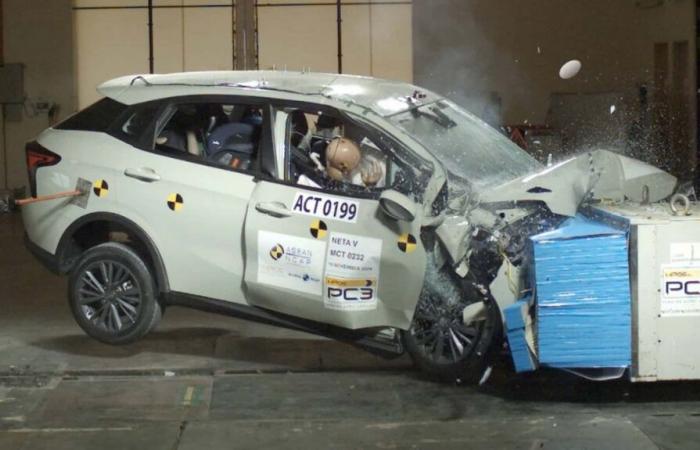 Ecco come appare il crash test di un'auto con 0 stelle