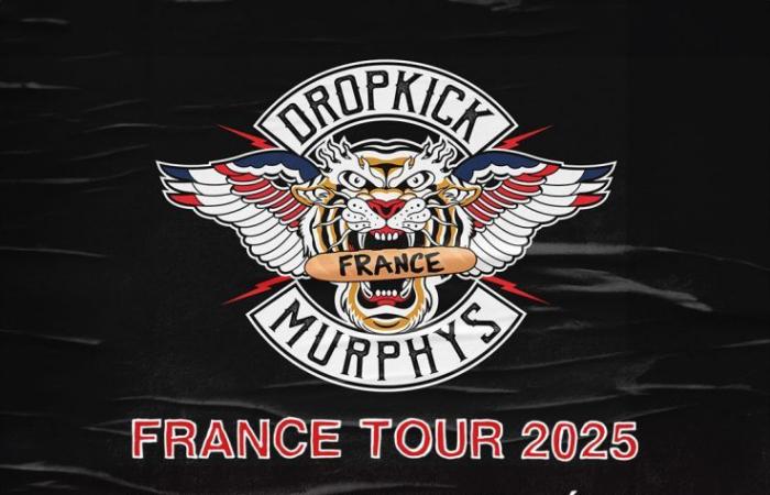 Dropkick Murphys in concerto all’Adidas Arena di Parigi nel novembre 2025