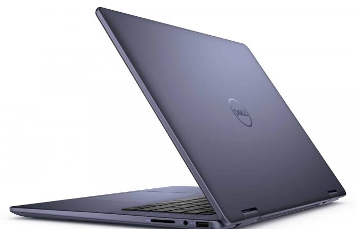 Promo 1109€ Dell Inspiron 16 7640 2-en-1, Ultrabook Tablette Tactile 16″ mini-LED 2.5K 90Hz Bleu fin 10h Meteor Ultra 7 155H IA Intel Arc RAM 32 Go SSD 1 A