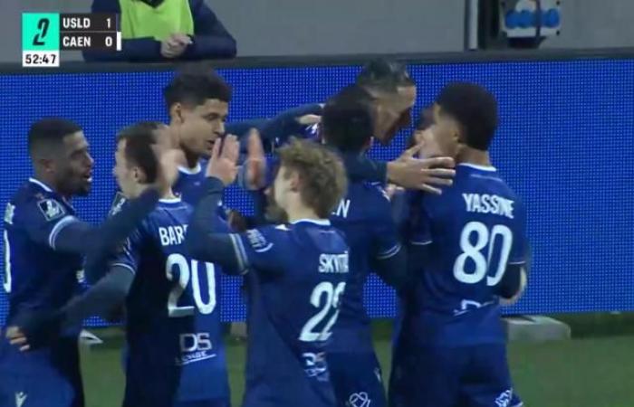 Il Dunkerque continua in casa contro il Caen e sale sul podio della Ligue 2