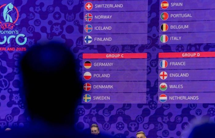 Un sorteggio molto nordico per la Svizzera a Euro 2025 di calcio