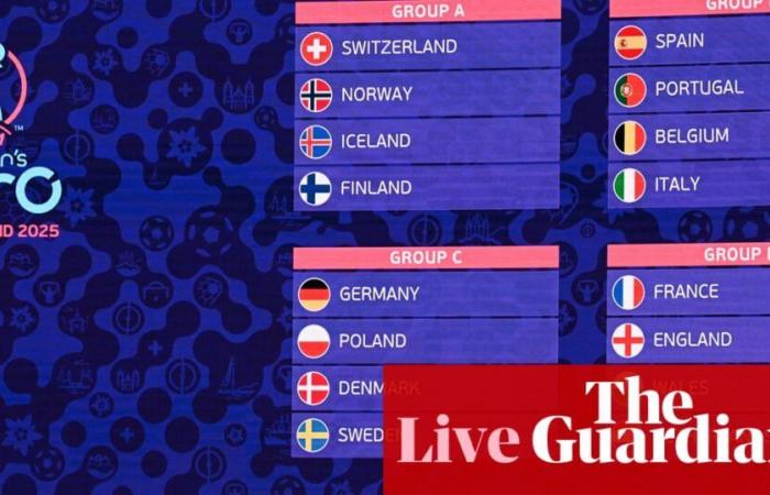 Sorteggio Euro 2025 femminile – live | Calcio femminile