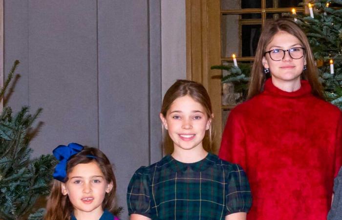 Gli 8 nipoti della regina Silvia si sono riuniti per addobbare gli alberi di Natale con la nonna