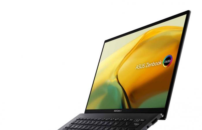 Promo €799 Asus ZenBook 14 UM3402YA-KP757W, Nero 14″ Alta fedeltà 2.5K sRGB 9 ore PC portatile facile da trasportare AMD Ryzen 5 con NumPad e biometria