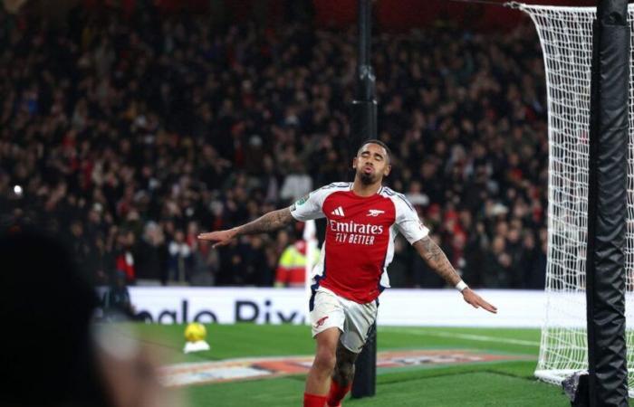 Doppio Gabriel Jesus e festival del gol nel finale: l’Arsenal batte il Crystal Palace 1-5