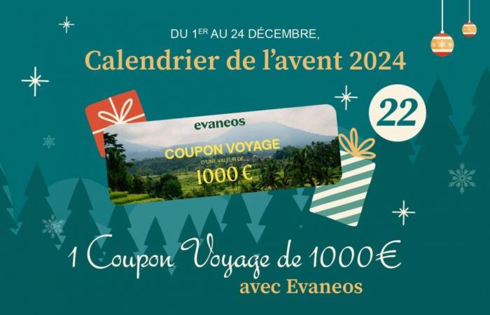 Prova a vincere un buono viaggio Evaneos del valore di 1.000 euro per l'anno 2025!